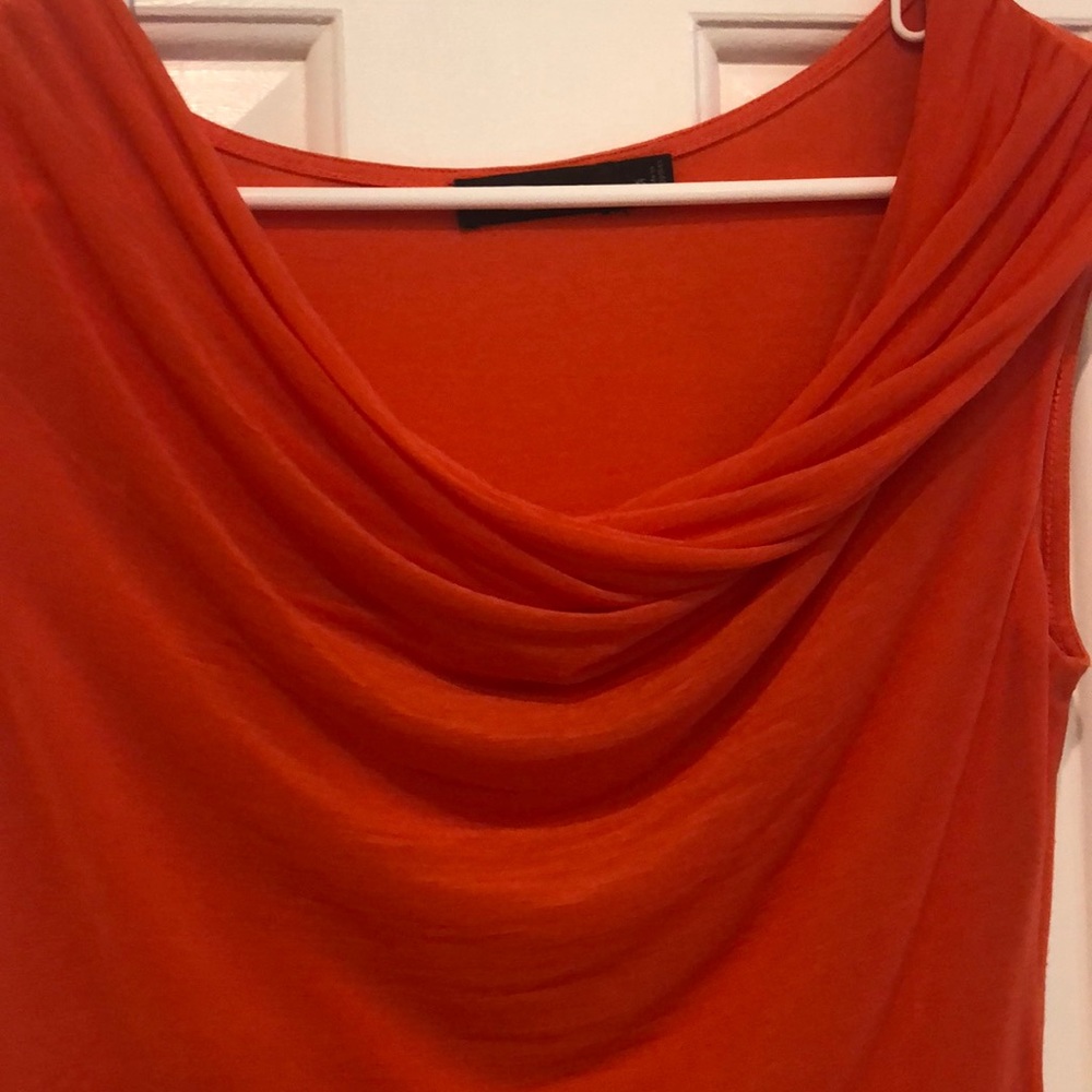 XS Sleeveless Orange Top from The Limited